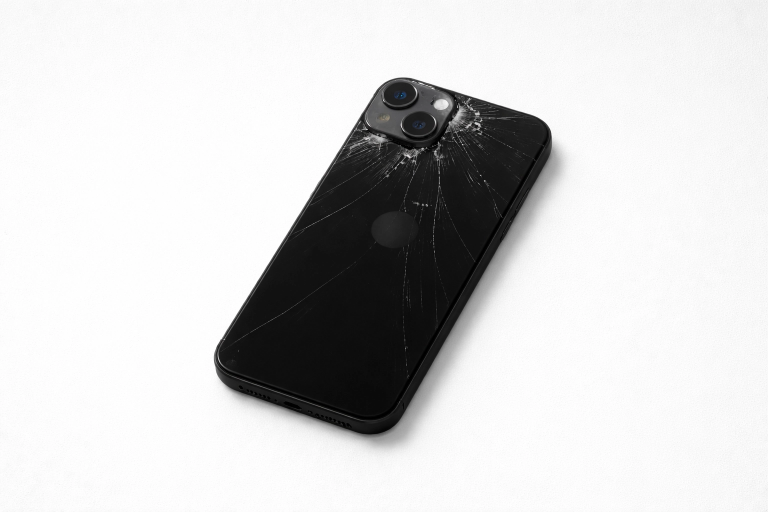 Cracked phone back glass replacement in Kuta, Bali
